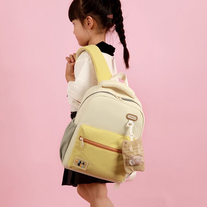 Sac à Dos Enfant - Cartable Fille Primaire - Mignon - SDF005 - pour École Primaire 1-2ème Année - Rose foncé