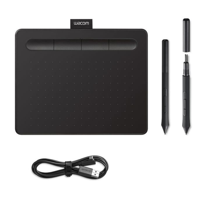 WACOM Intuos Creative Pen Small Digitizer - Zwart - 15,2 x 9,5 cm - 4096 drukniveaus