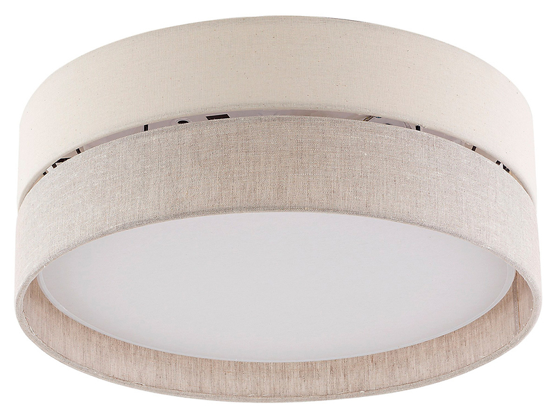 Lampa sufitowa Eco tkaninowa beżowa