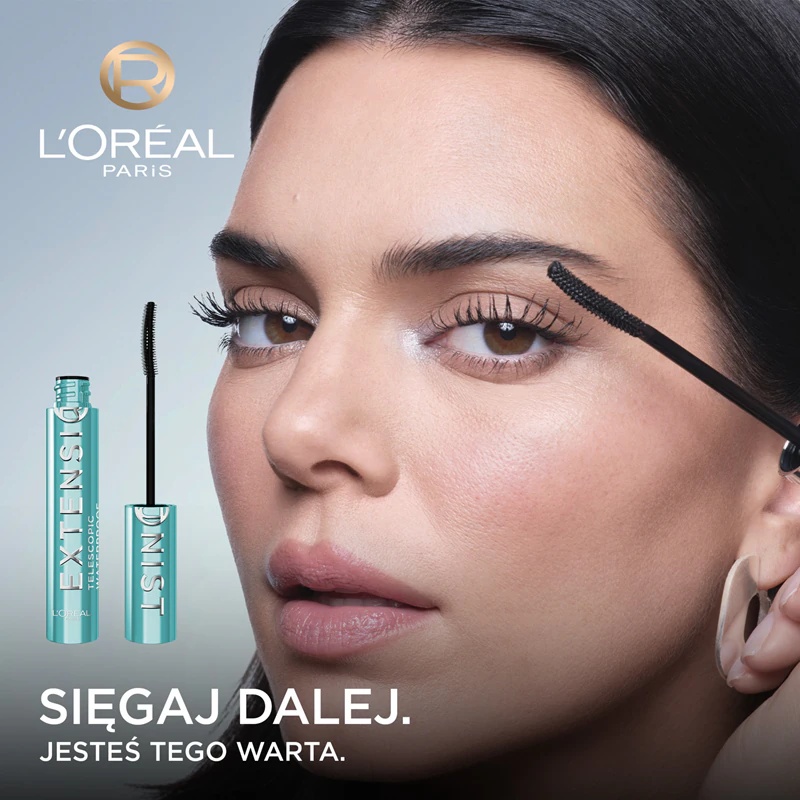 Vodoodporna maskara L'Oréal Paris Telescopic Extensionist, ki podaljša, poveča volumen in privije trepalnice.