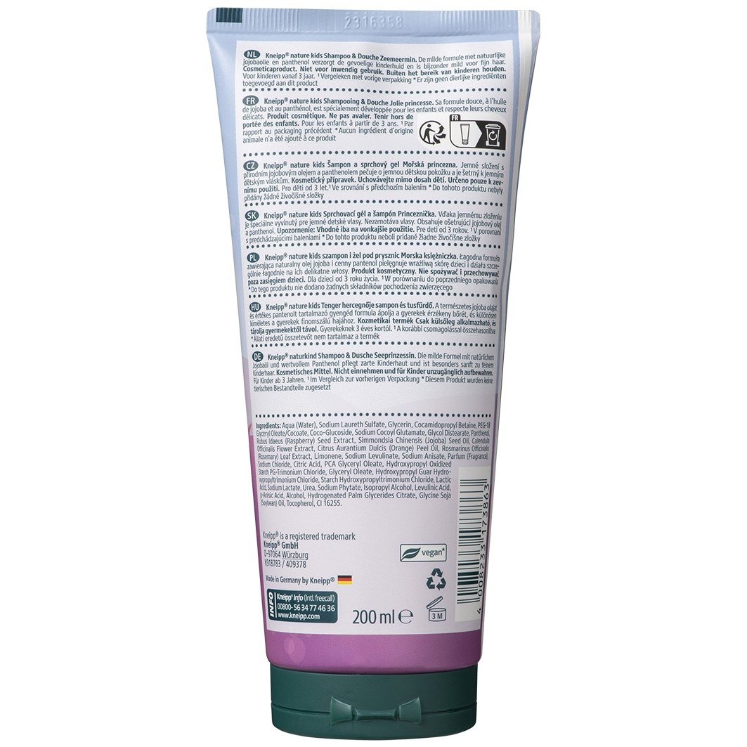 Kneipp sprchový gél Nature Kids Morská princezná - 200 ml