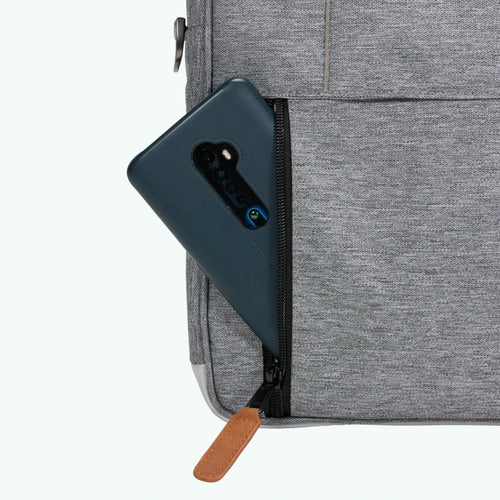Cabaia Donkergrijze New York laptoptas
