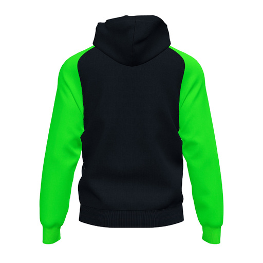 Bunda s kapucí Joma Academy IV, černá/fluorescenčně zelená