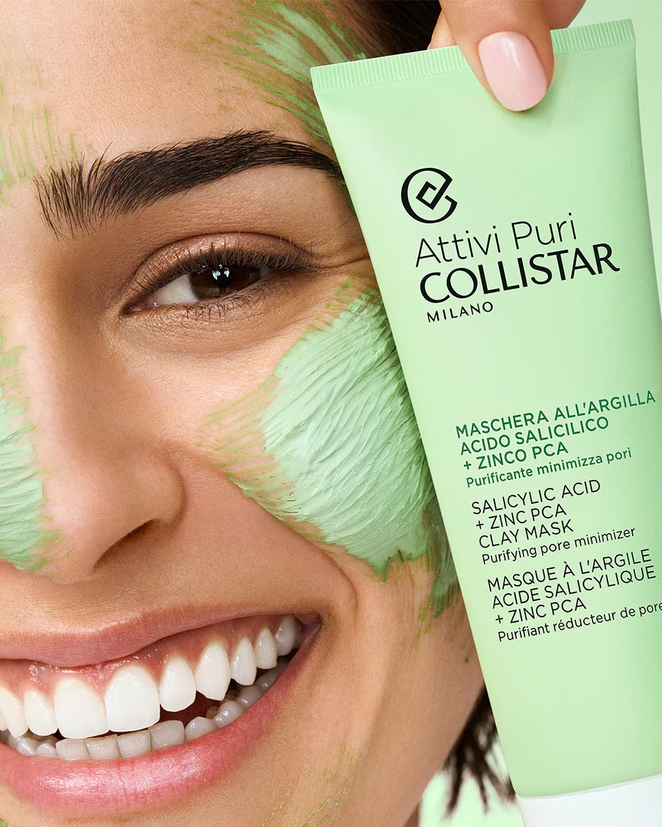 Μάσκα αργίλου COLLISTAR Attivi Puri Salicylic Acid Zinc Pca