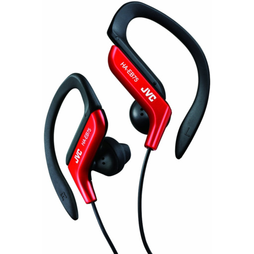 JVC HA-EB75-RN-U žičane sportske slušalice s kopčom