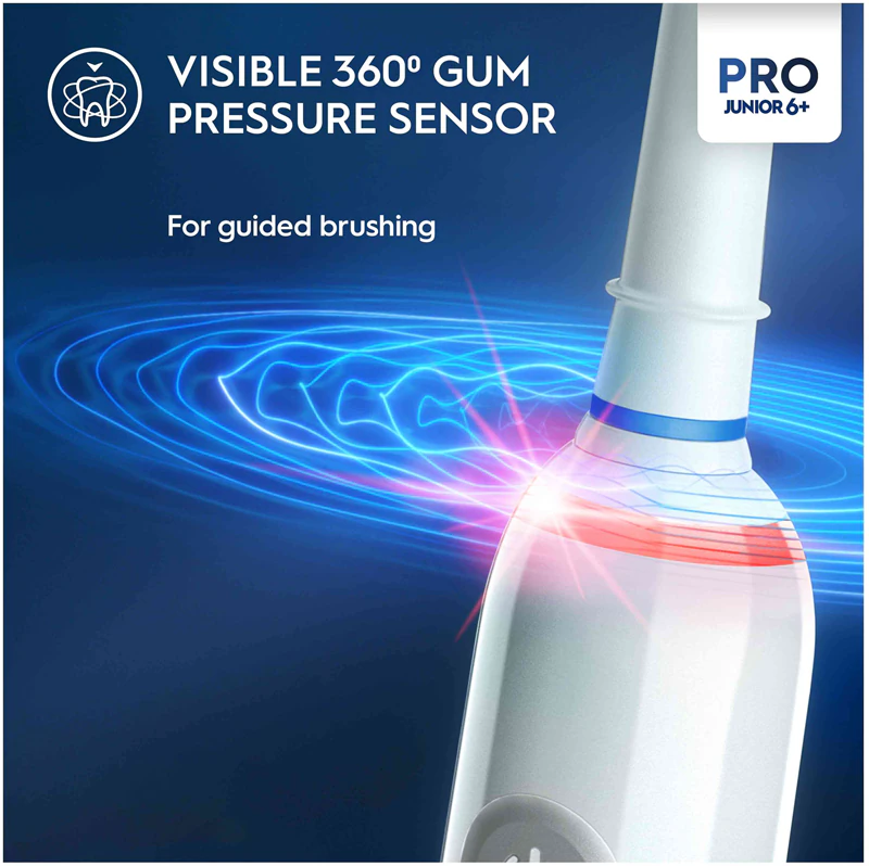 Escova de dentes elétrica Oral-B PRO Junior 6+ para crianças