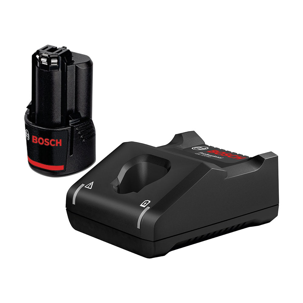 Kit inicial com bateria e carregador BOSCH 12 V 2.0 Ah 0615990GA6
