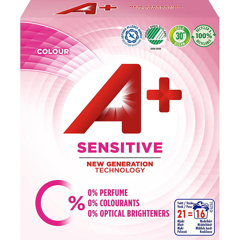 Vaskepulver 700 g Sensitiv A