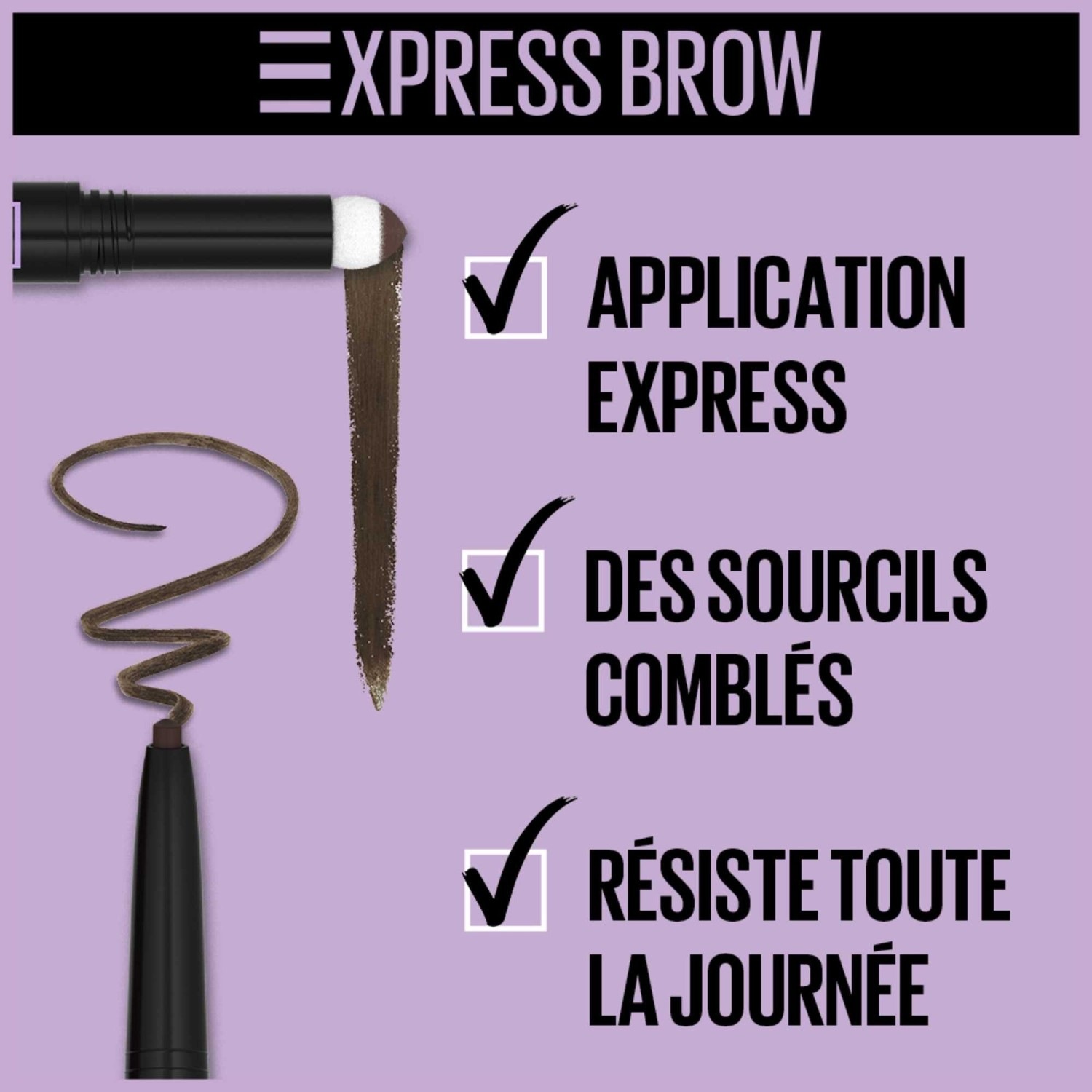 Maybelline Crayon et poudre à sourcils 2-en-1