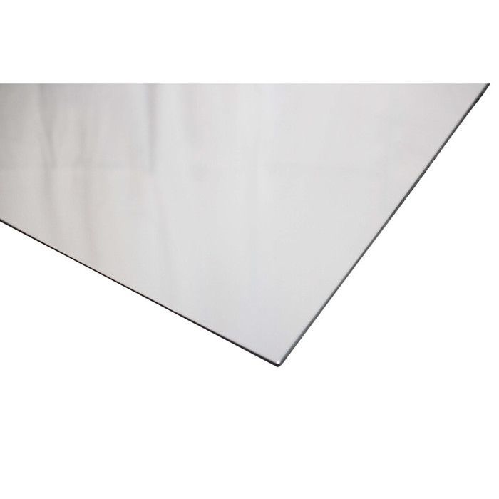 Crédence réversible en blanc satiné - blanc brillant  - L: 100 cm - l: 50 cm - E: 3 mm - Blanc RAL 9016