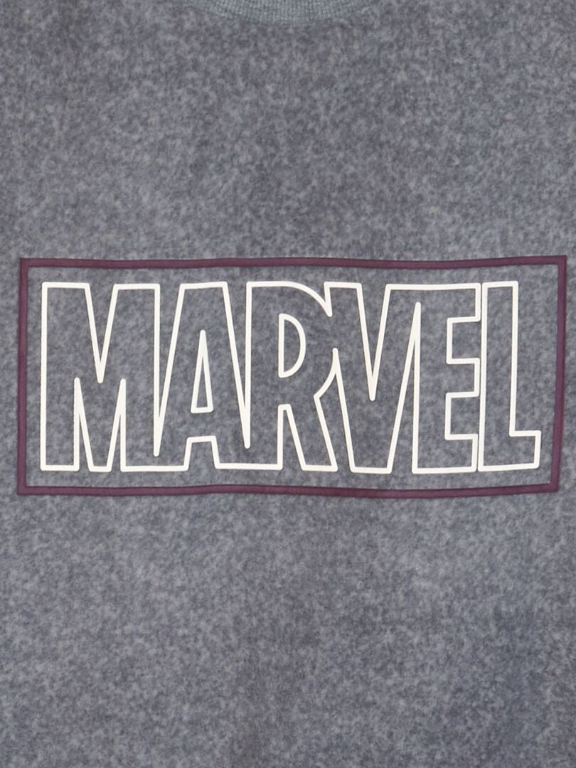 Marvel Fleece Lange Pyjama - 2-delig - GRIJS