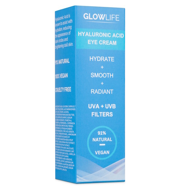 Glowlife Hyaluronic Eye Cream 30ml Med UVA + UVB-filtre