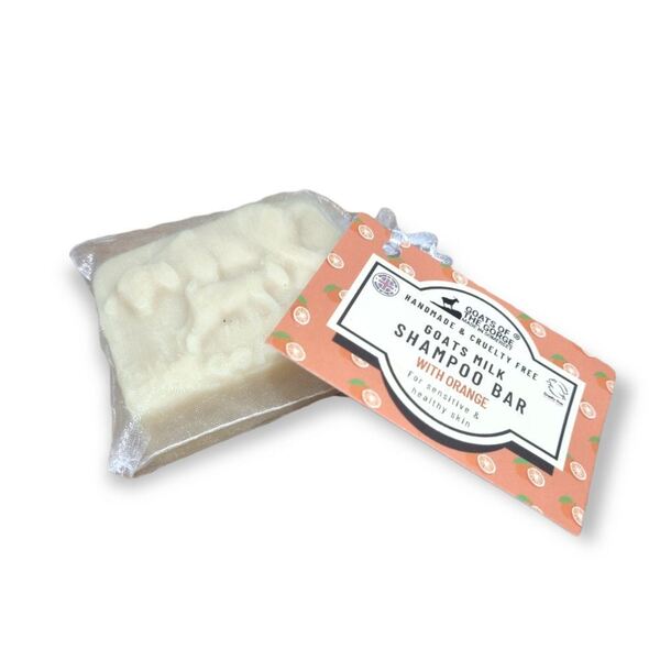 Goats of the Gorge kazas piena šampūna ziepes ar apelsīnu garšu, 95 g