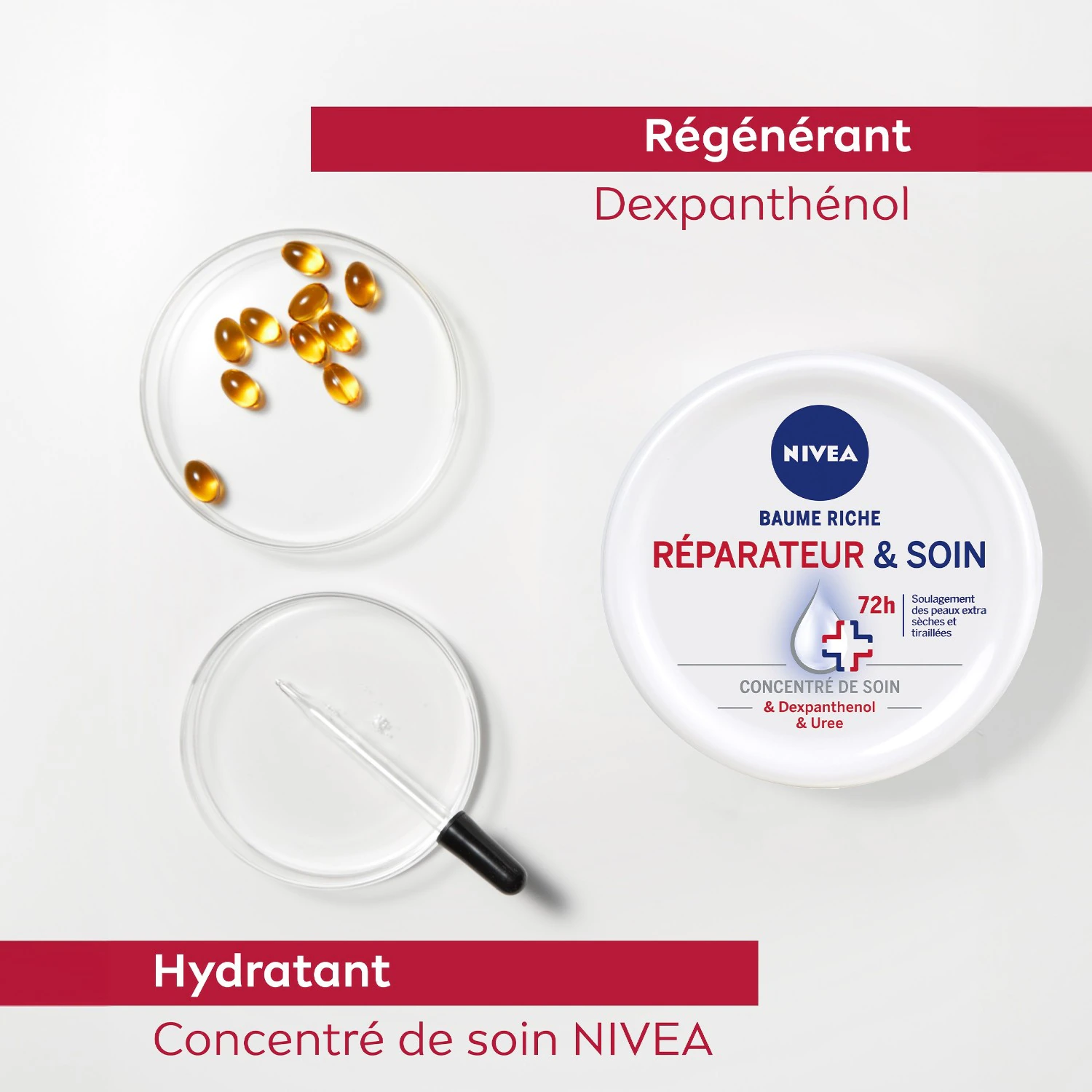 NIVEA Baume corps riche Réparateur & Soin