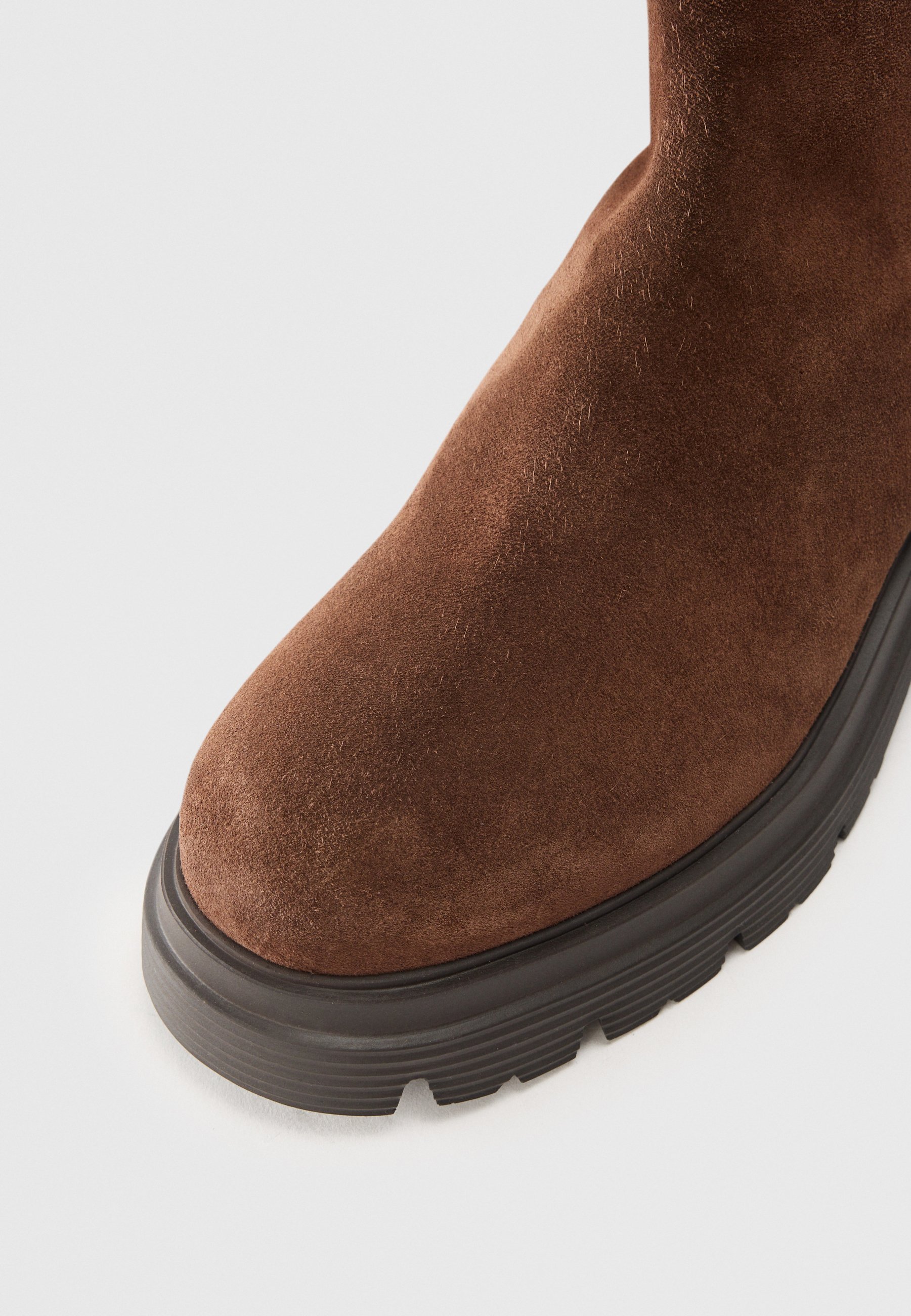 Stivaletti con plateau Stuart Weitzman - noce