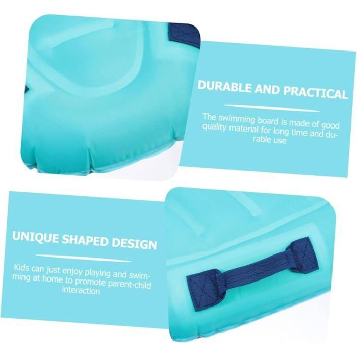 Tavola da surf gonfiabile per piscina, bodyboard portatile per adulti e bambini per imparare a nuotare e a fare surf.