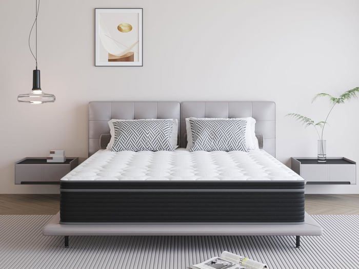 Materasso Siaparlo 160x200 cm, spessore 24 cm, in memory foam, comfort e alta resilienza
