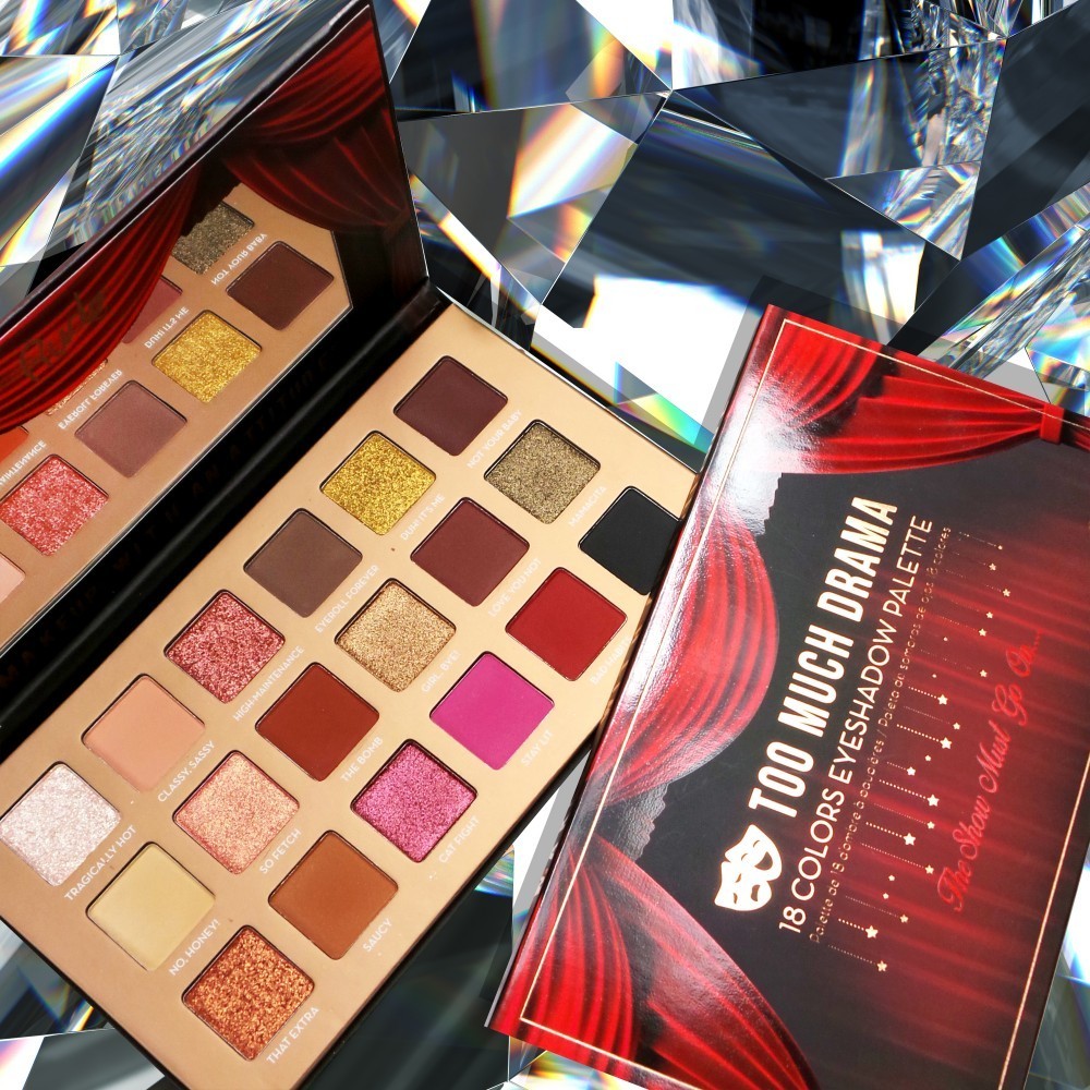 Rude Cosmetics RUDE Too Much Drama 18 Eyeshadow palette
