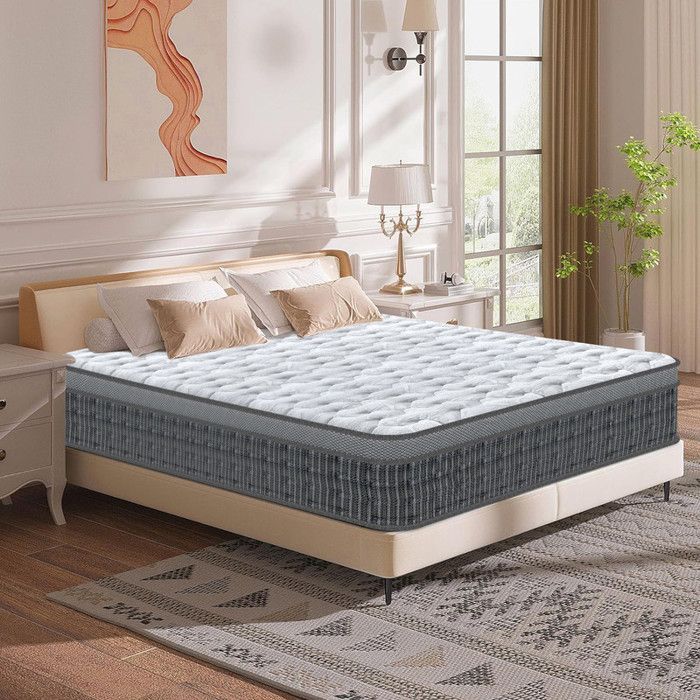 Mattress 160x200 - 28 cm thick - Oeko-TEX certified - Ergonomic - Medium firm - Skin-friendly - Breathable