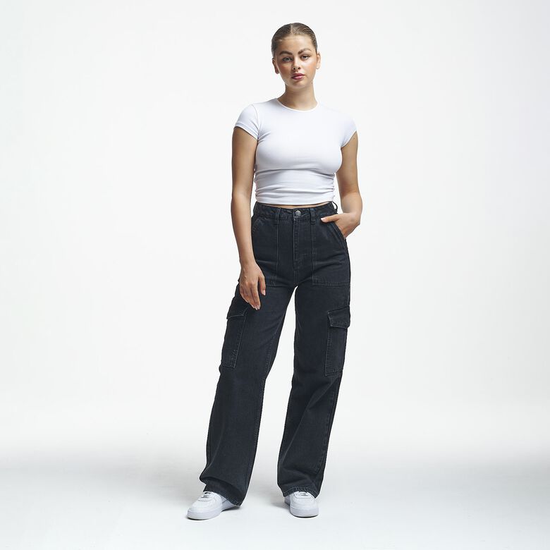 Lona Cargo Jeans gewaschen