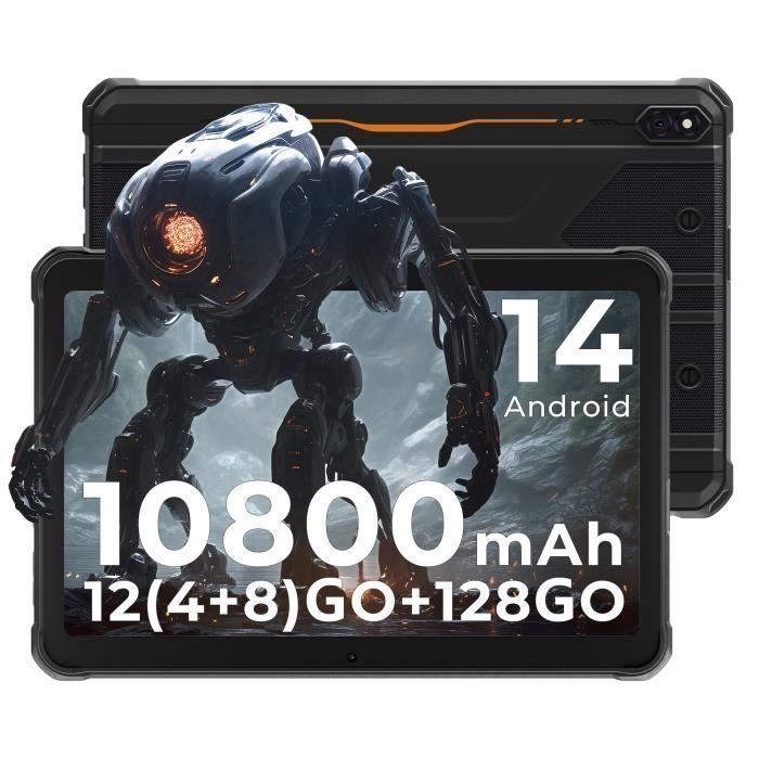 Tablette Robuste - HOTWAV - Tab R8 - 10,1 Pouces - Batterie 10800mAh - Android 14 - 4G LTE