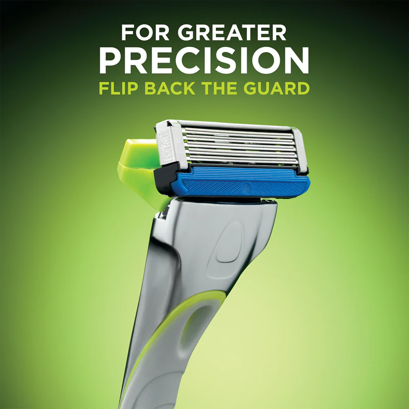Aparelho de barbear Wilkinson Sword Hydro5 Skin Protection Sensitive + 4 cabeças de substituição.
