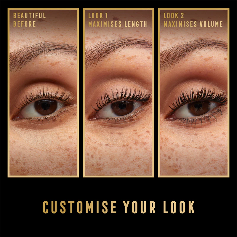 Máscara para cílios Max Factor Masterpiece Lash Wow 2 em 1: Volume, Alongamento e Curvatura