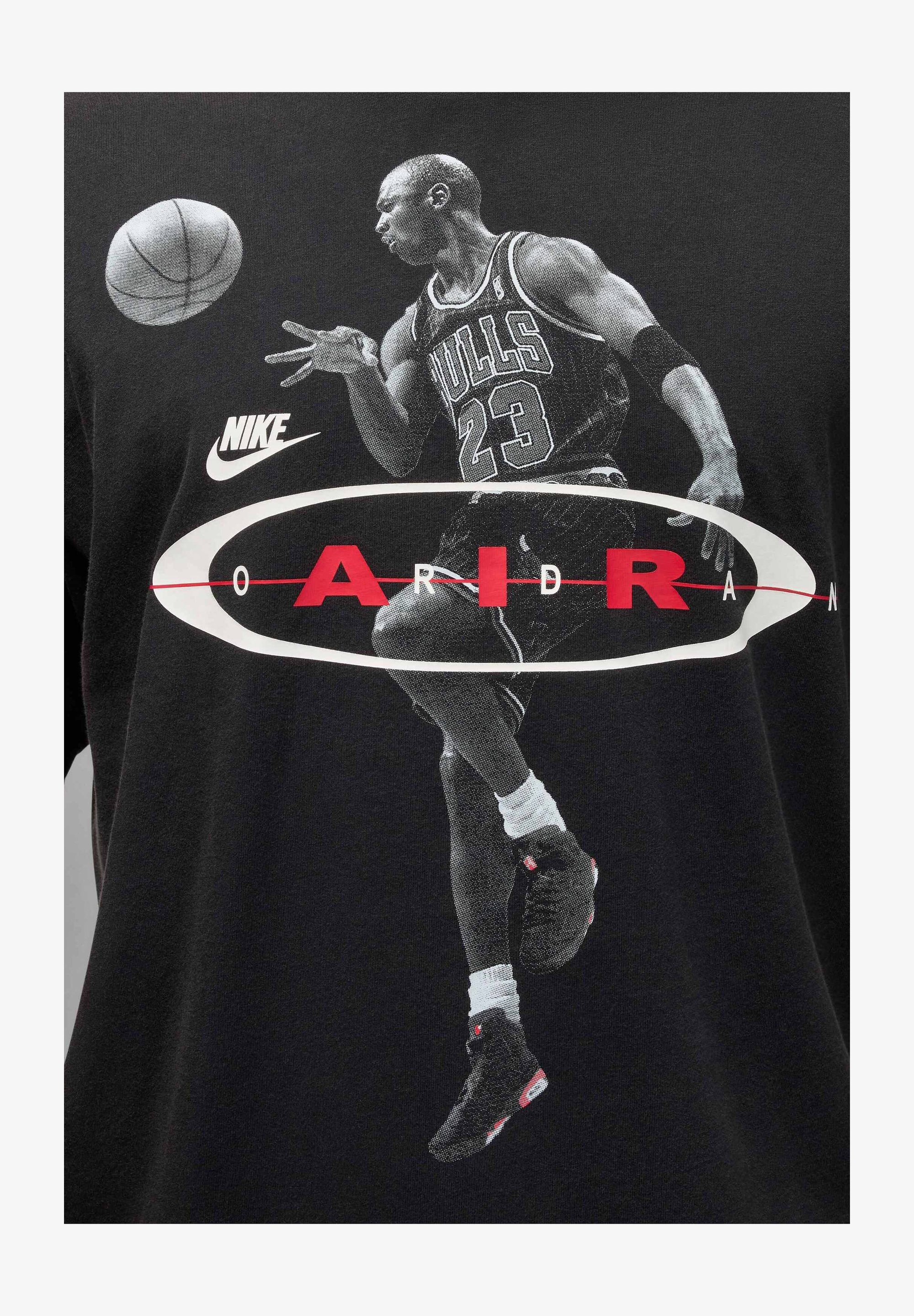 Jordan AIR REISSUE - Tricou cu imprimeu - negru/alb
