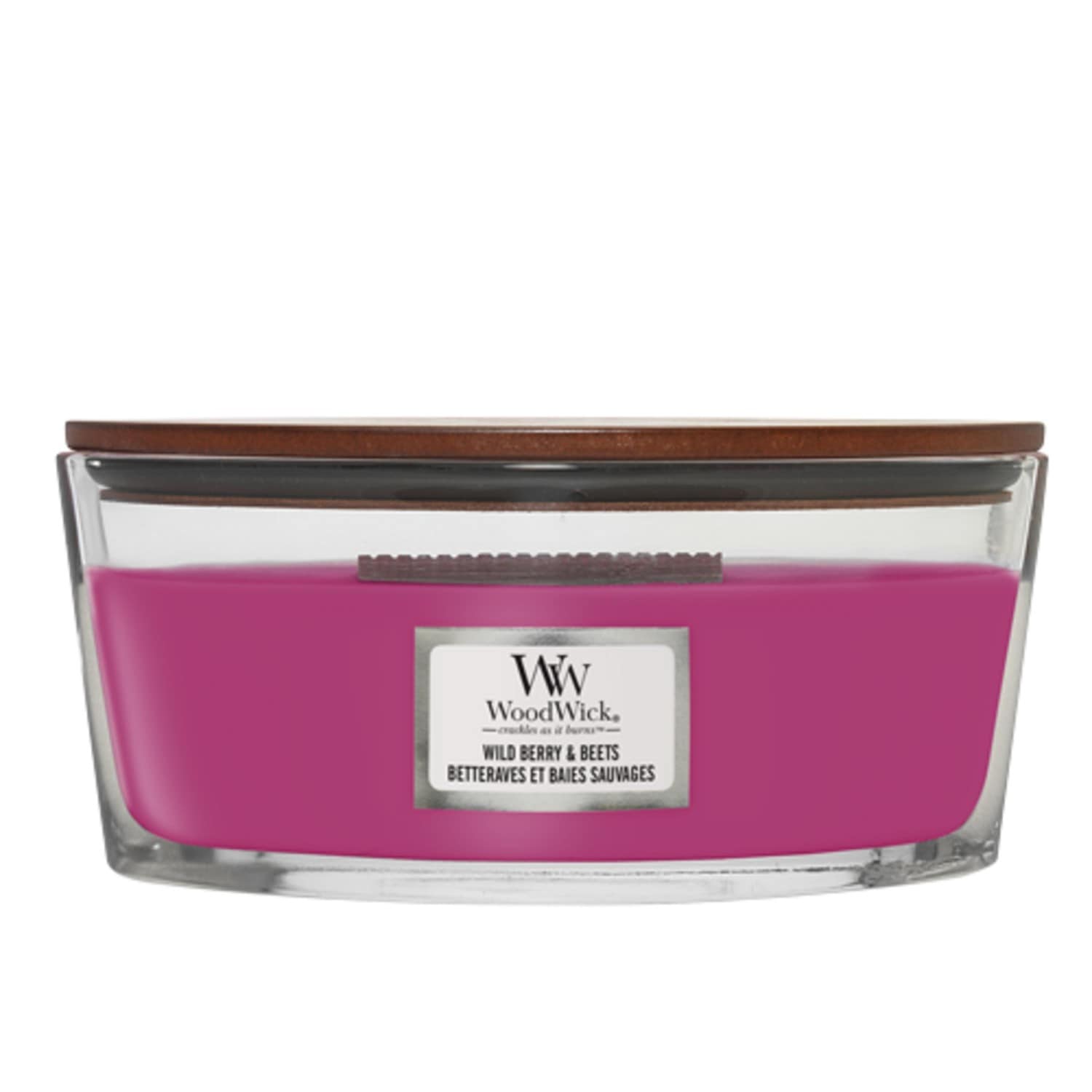 Bougie WoodWick Fruits des bois et betterave - 454 g