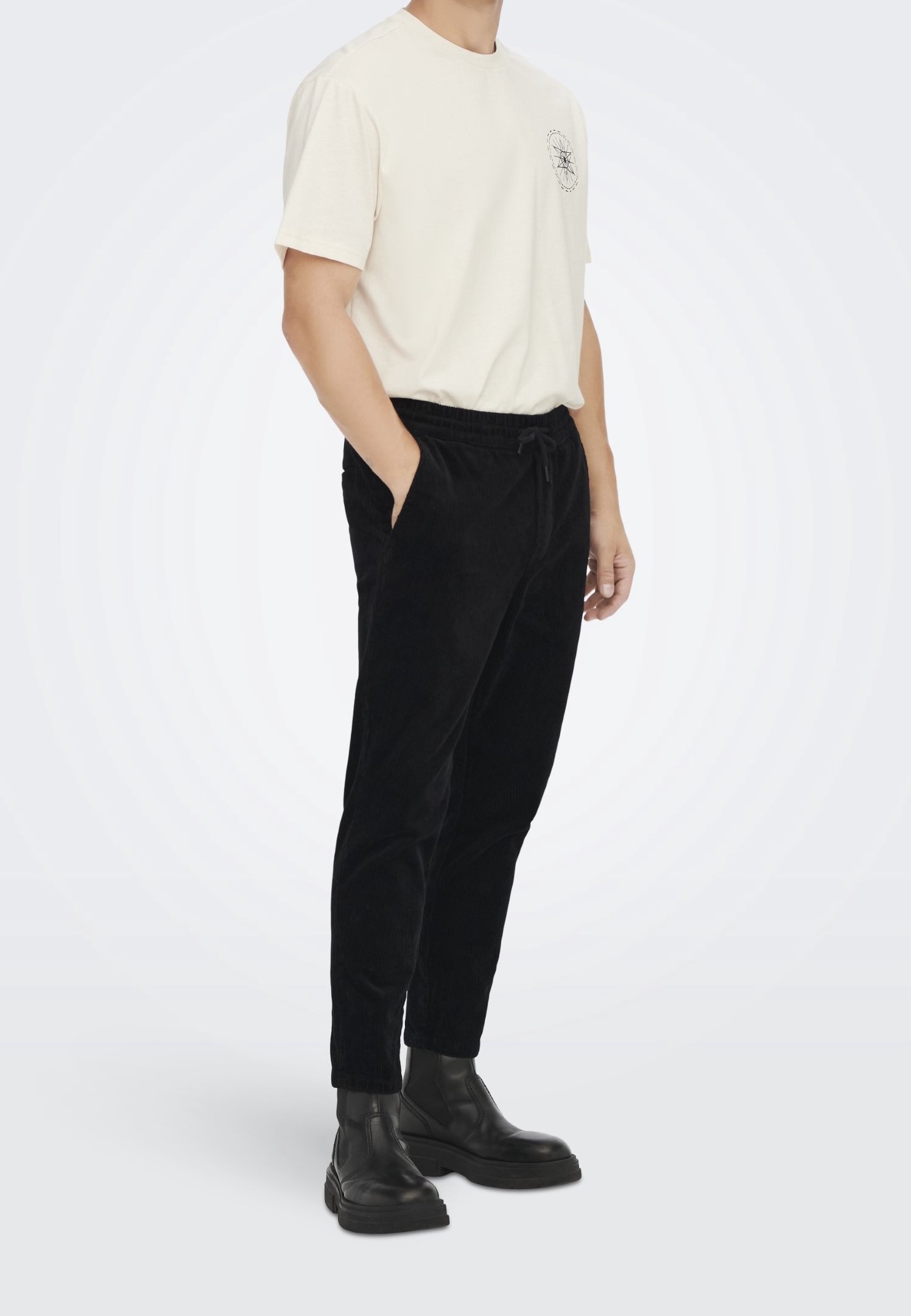 Nohavice Only & Sons - čierne