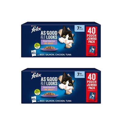 Felix Senior Τόσο Καλό όσο Φαίνεται - Συσκευασία Jumbo 80 x 100 g