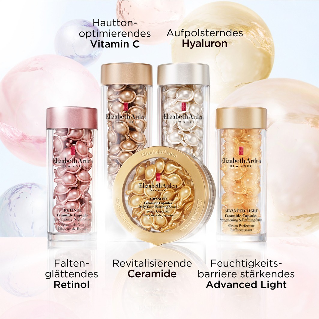 Sérum s kyselinou hyalurónovou Elizabeth Arden, kapsuly s kyselinou hyalurónovou ceramidom – 28 ml