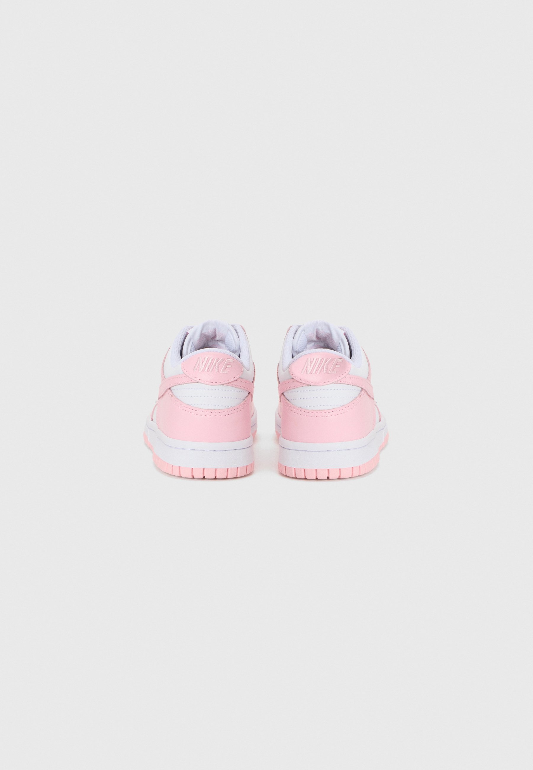 Nike Sportswear DUNK LOW UNISEX - Scarpe da ginnastica - bianco/rosa tenue medio