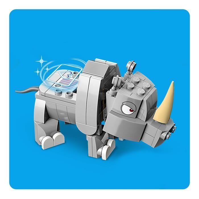 LEGO® Super Mario 71420 Ensemble d'Extension Rambi le Rhinocéros, Jouet à Combiner avec un Pack de démarrage