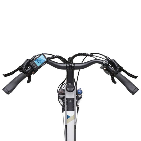 Bicicletă electrică de drumeție Expedition XC940, cretă