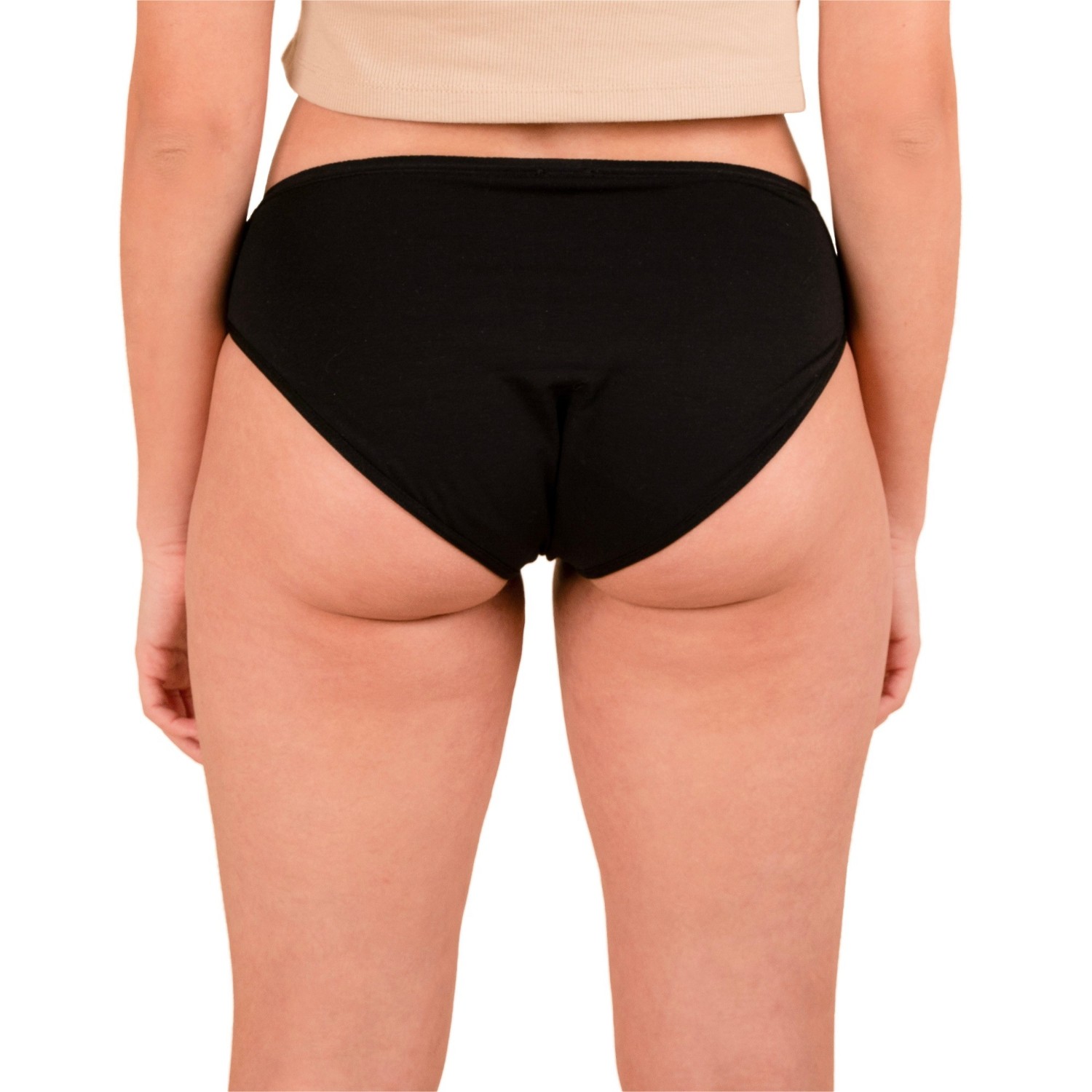 jho Culotte menstruelle noire flux moyens - 12-14 ans