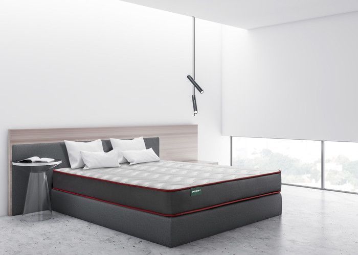 beloBed ComfortFusion - Matelas 180x200 cm,epaisseur 18 cm,avec mousse à mémoire de forme,fermeté moyenne,Noyau en mousse HR