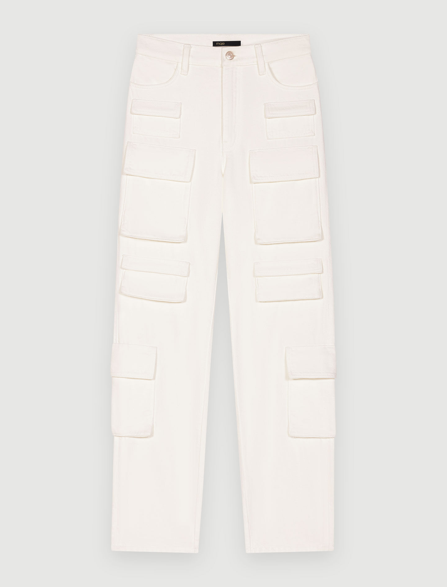 Cargo jeans - Wit