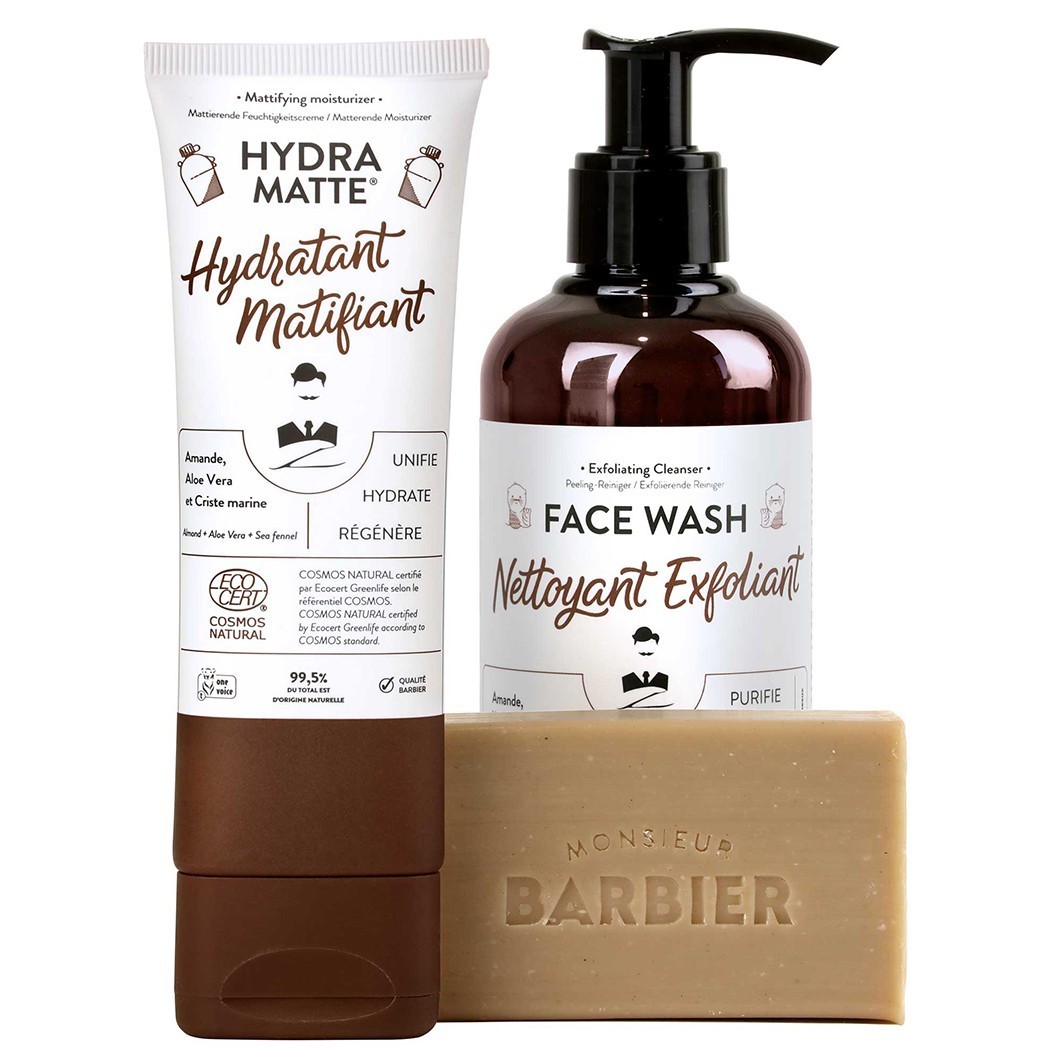 „Monsieur Barbier Happy Face Box“ veido priežiūros rinkinys – 1 dalis