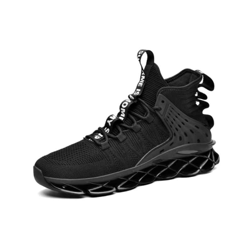 Zapatillas deportivas de caña alta con amortiguación, antideslizantes y transpirables, ideales para hombre. Zapatillas deportivas cómodas y respetuosas con la piel.