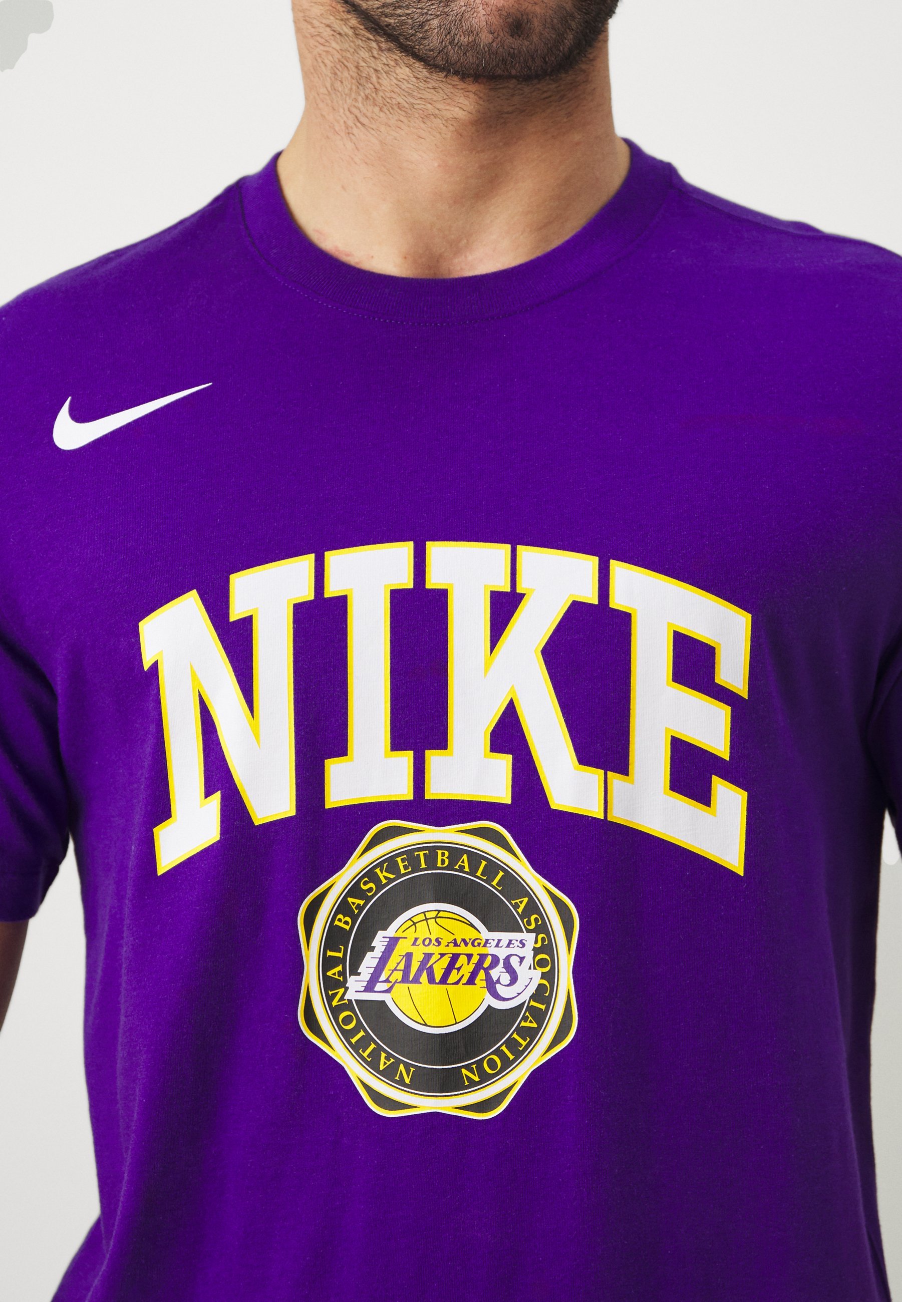 Nike Performance NBA LOS ANGELES LAKERS T-shirt - Clubkleding - veldpaars