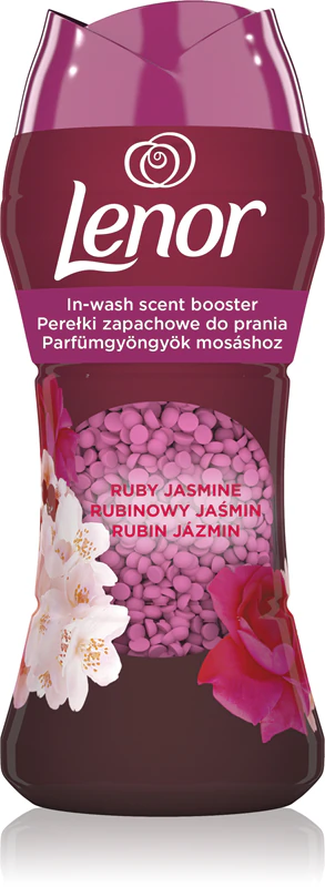 Pérolas perfumadas Lenor Ruby Jasmine para lavar roupa