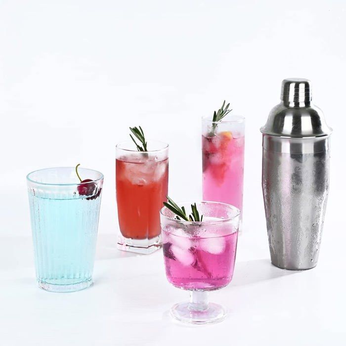 Cocktailshaker - Martini - 700 ml - Roestvrij staal - Ingebouwd filter - Gemakkelijk schoon te maken