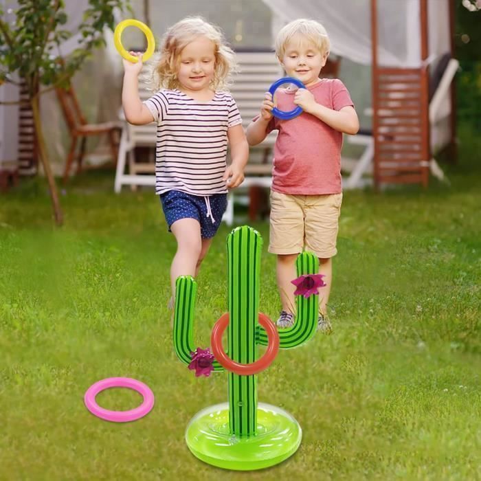 Inflatable Pool Toys - Basketball Hoop and Float Toss Game for Kids and Adults - Fun Summer Games