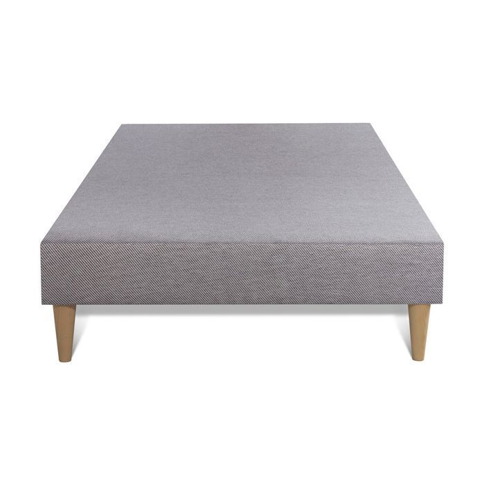 Colchón de espuma viscoelástica y base de cama de 90x190 cm.