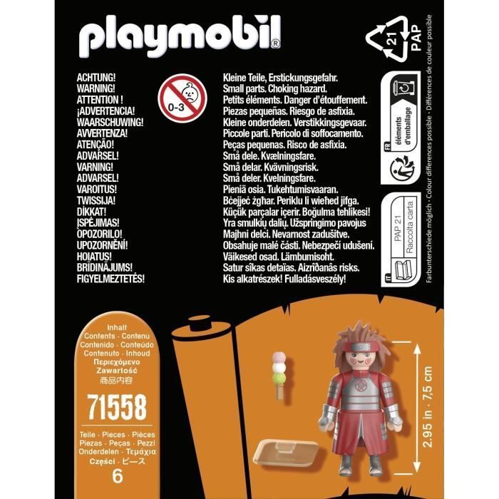 PLAYMOBIL 71558 Figurine Choji, Naruto Shippuden, Dès 5 ans