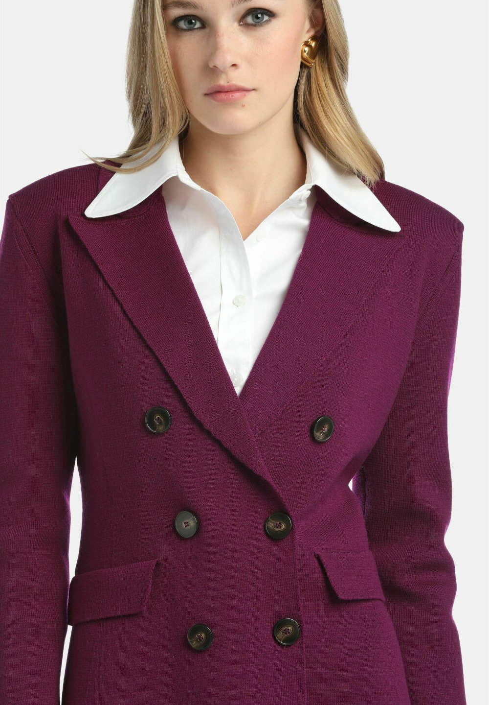 Luisa Spagnoli MEDAGLIONE - Blazer - ciclamino