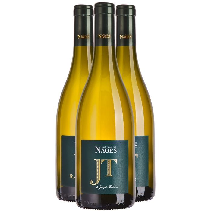 Château de Nages JT 2023 - Costières de Nîmes - Vino blanco del valle del Ródano (3x75cl) Ecológico