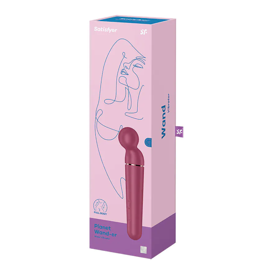 Satisfyer Masażer Planet Wand-er Berry + Rosegold