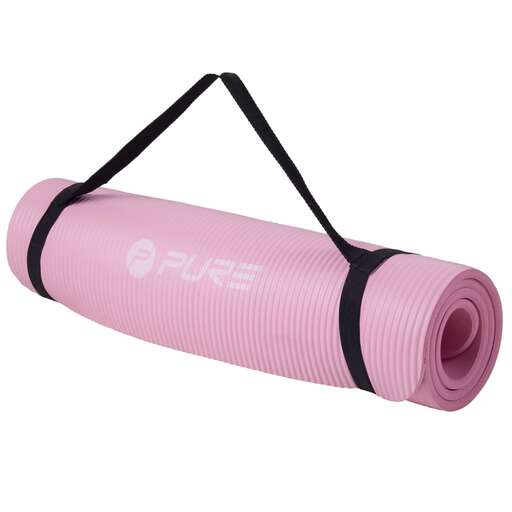 Tapete de ioga de borracha Pure2improve 120x60x1 cm